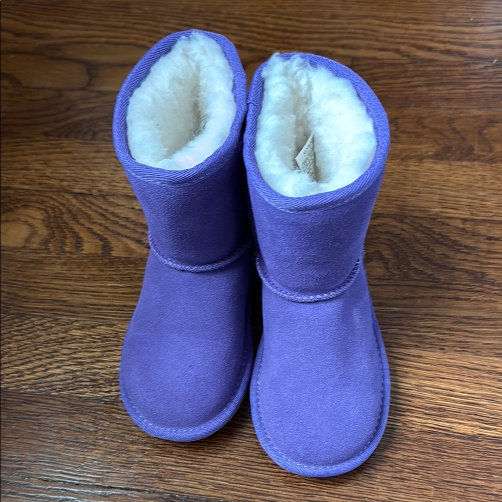 Purple Koolaburra Boots with White Lining